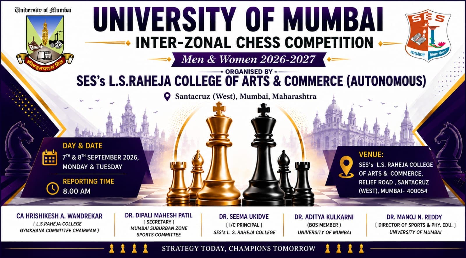 INTER-ZONAL CHESS COMPETITION 2026