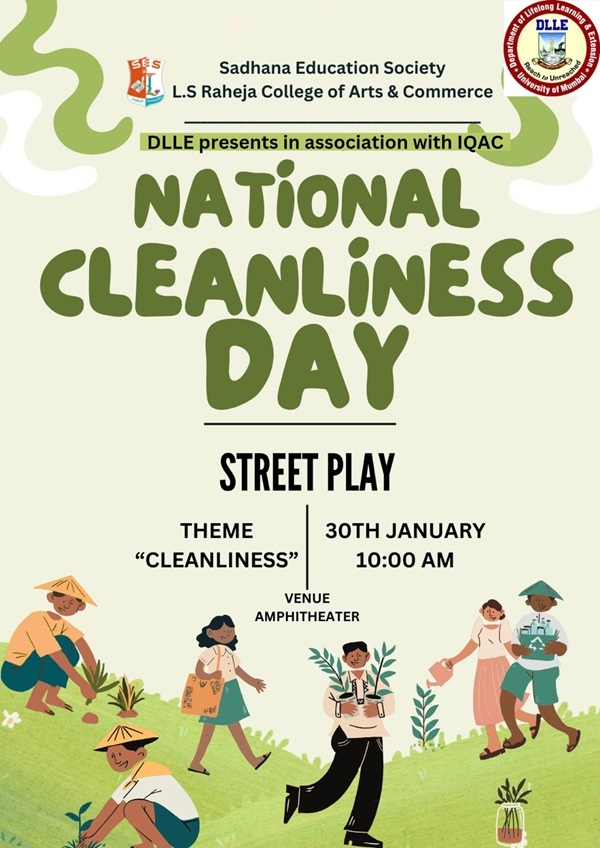 National Cleanliness Day 2024 L. S. Raheja College of Arts & Commerce